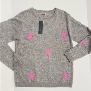 COPY - Philosophy 100% Cashmere Medium Star Intarsia Crew neck Sweater
